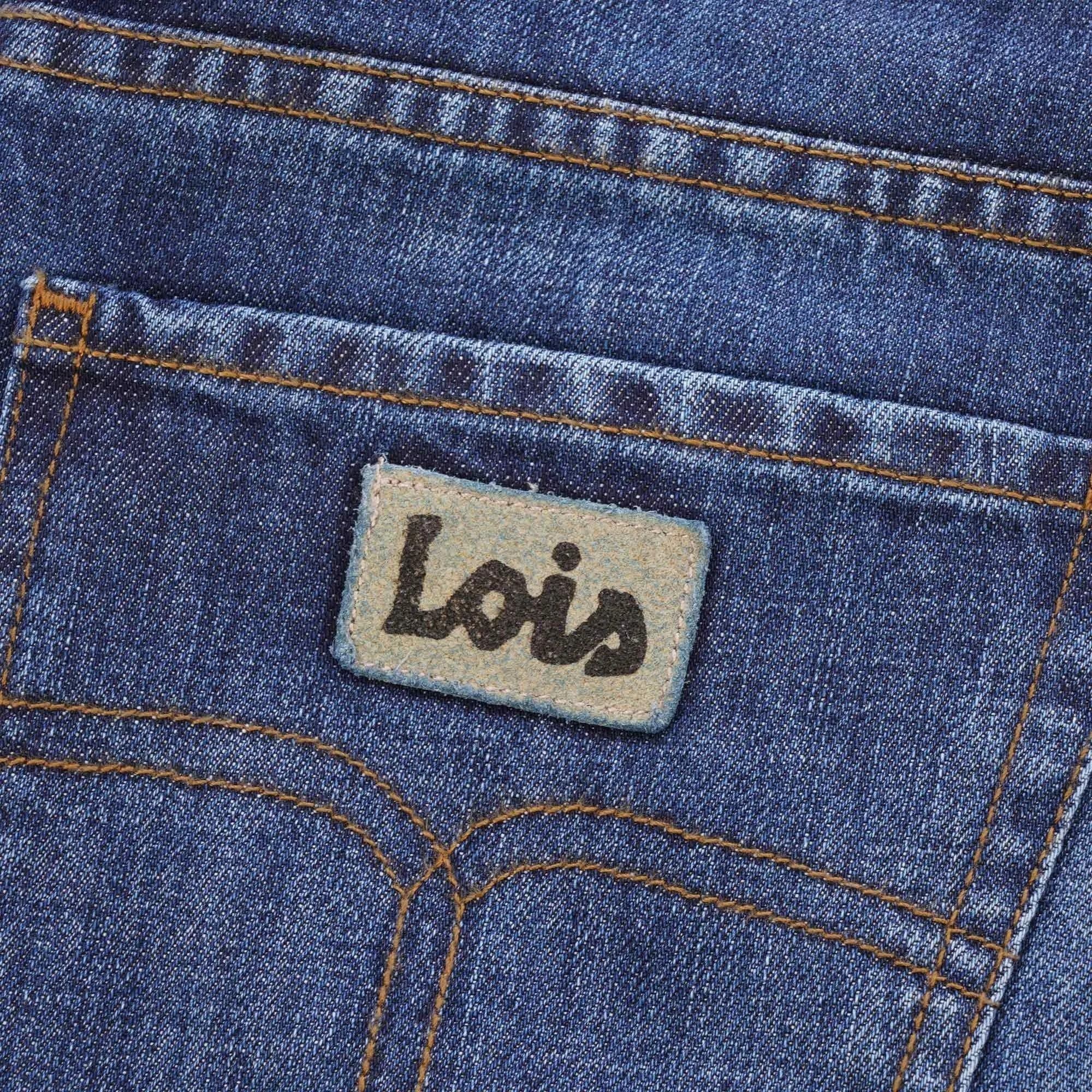 Lois Marvin Straight Fit Jeans Stone Wash Blue