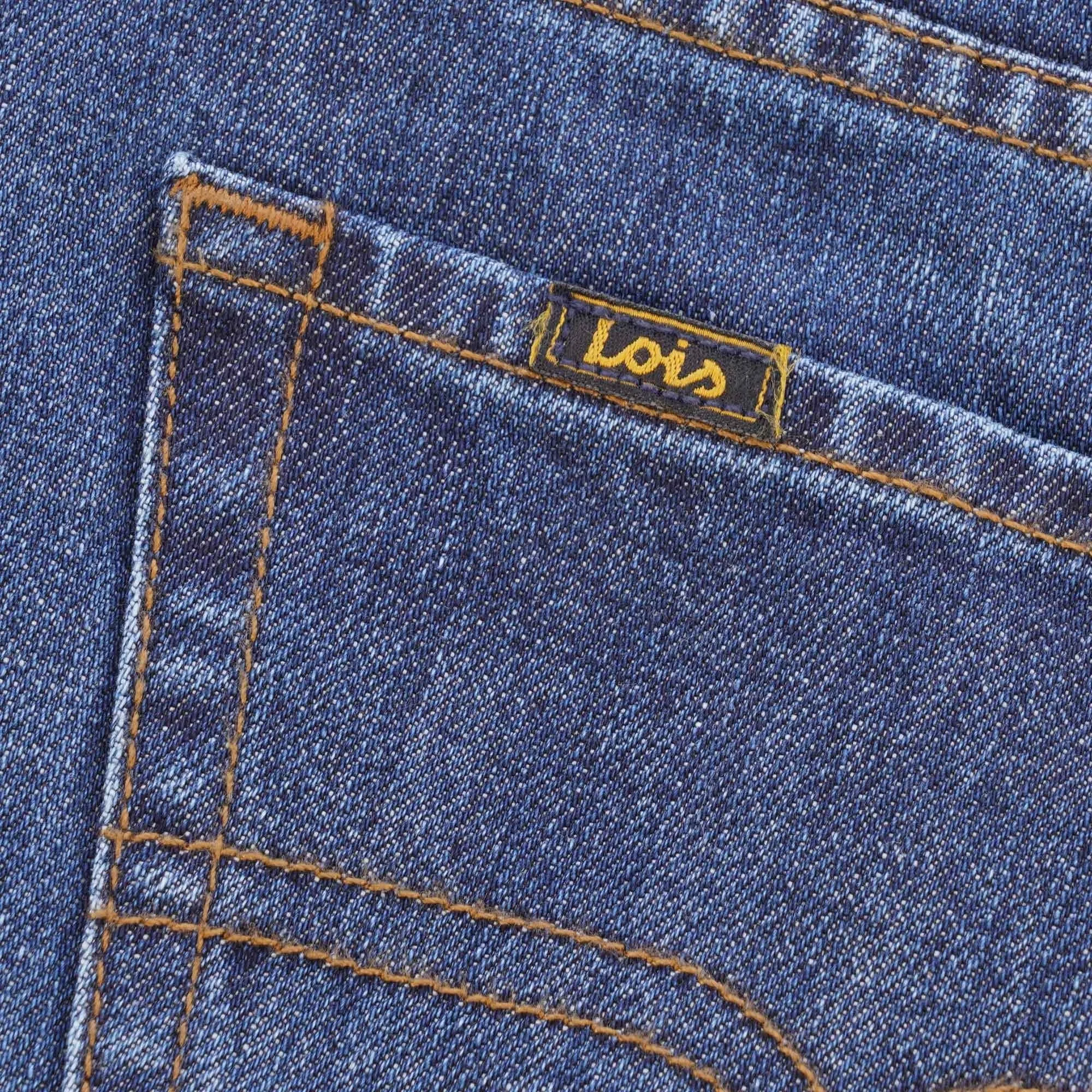 Lois Marvin Straight Fit Jeans Stone Wash Blue