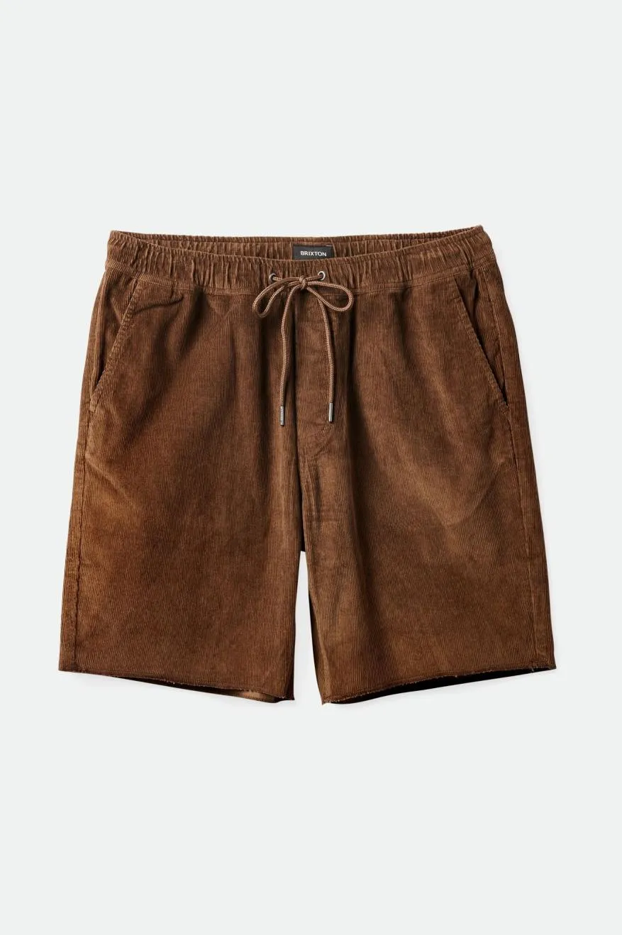 Madrid II Corduroy Short 5 - Dark Earth