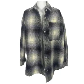 Maje New 350 Parma Check Wool Overshirt Jacket S/M/L