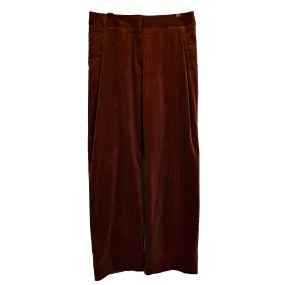 Me&Em Toffee Fine Cord Tapered Trousers M