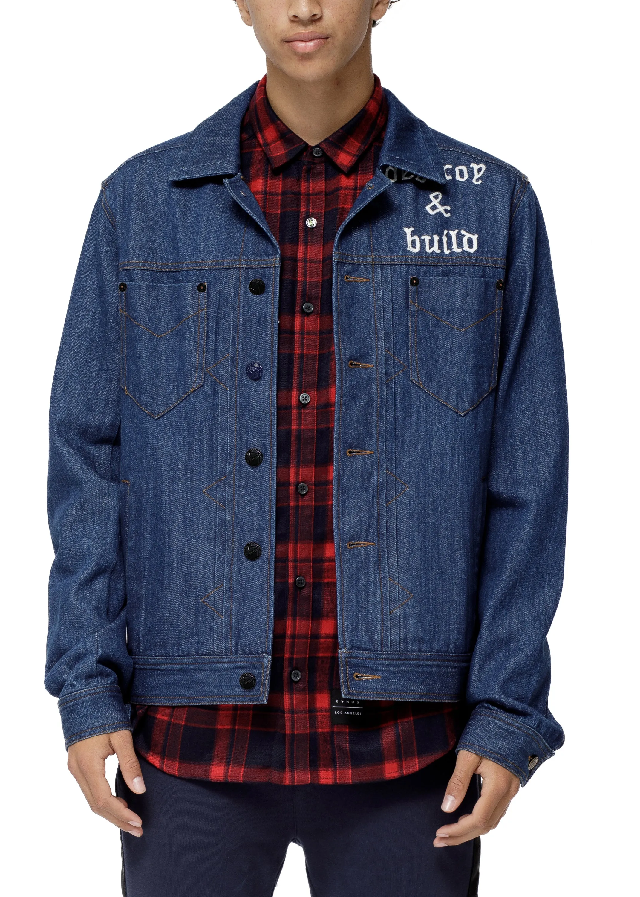 Men's Denim Pine Trucker Jacket