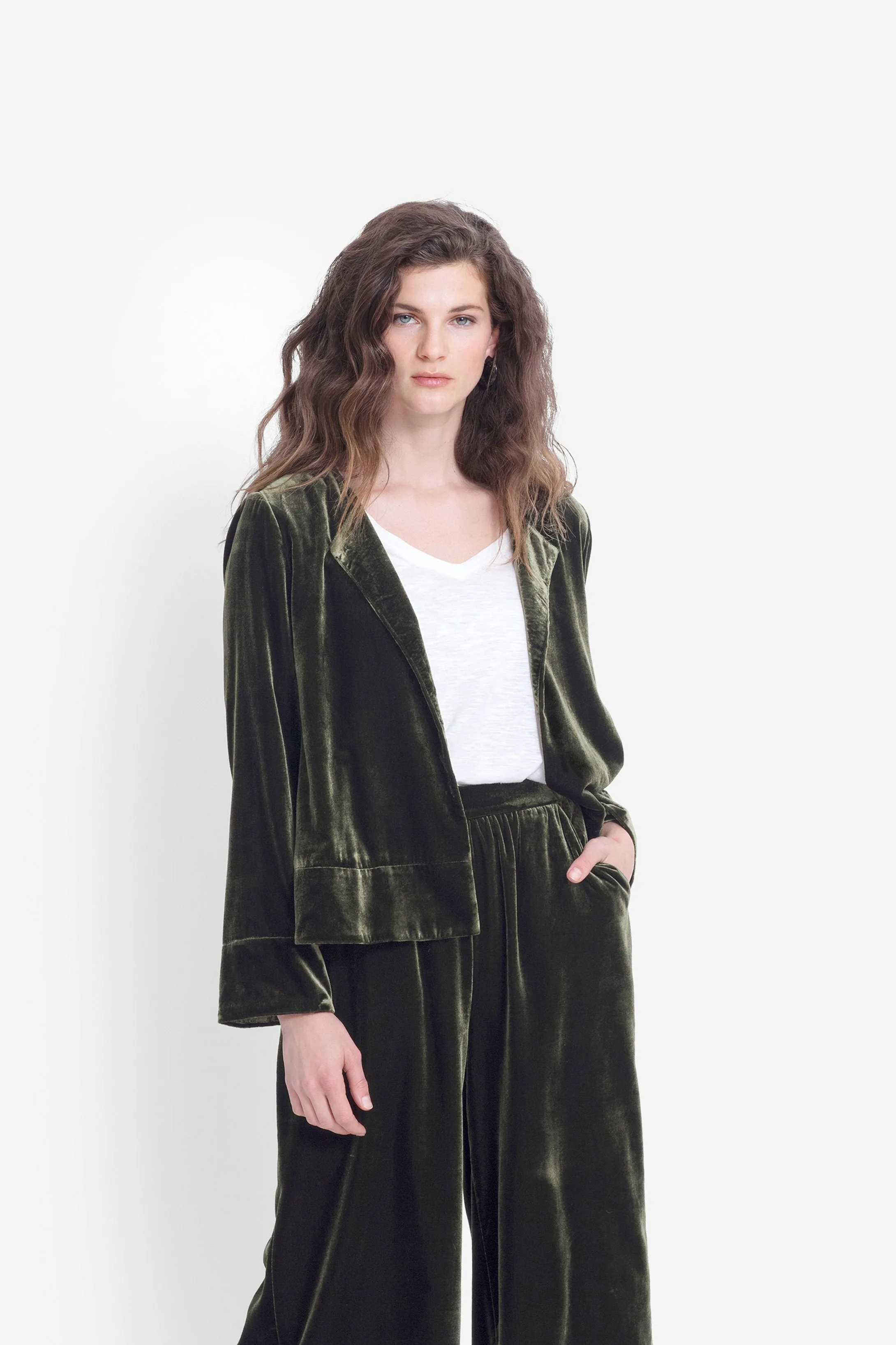 Metti Jardin Velvet Jacket