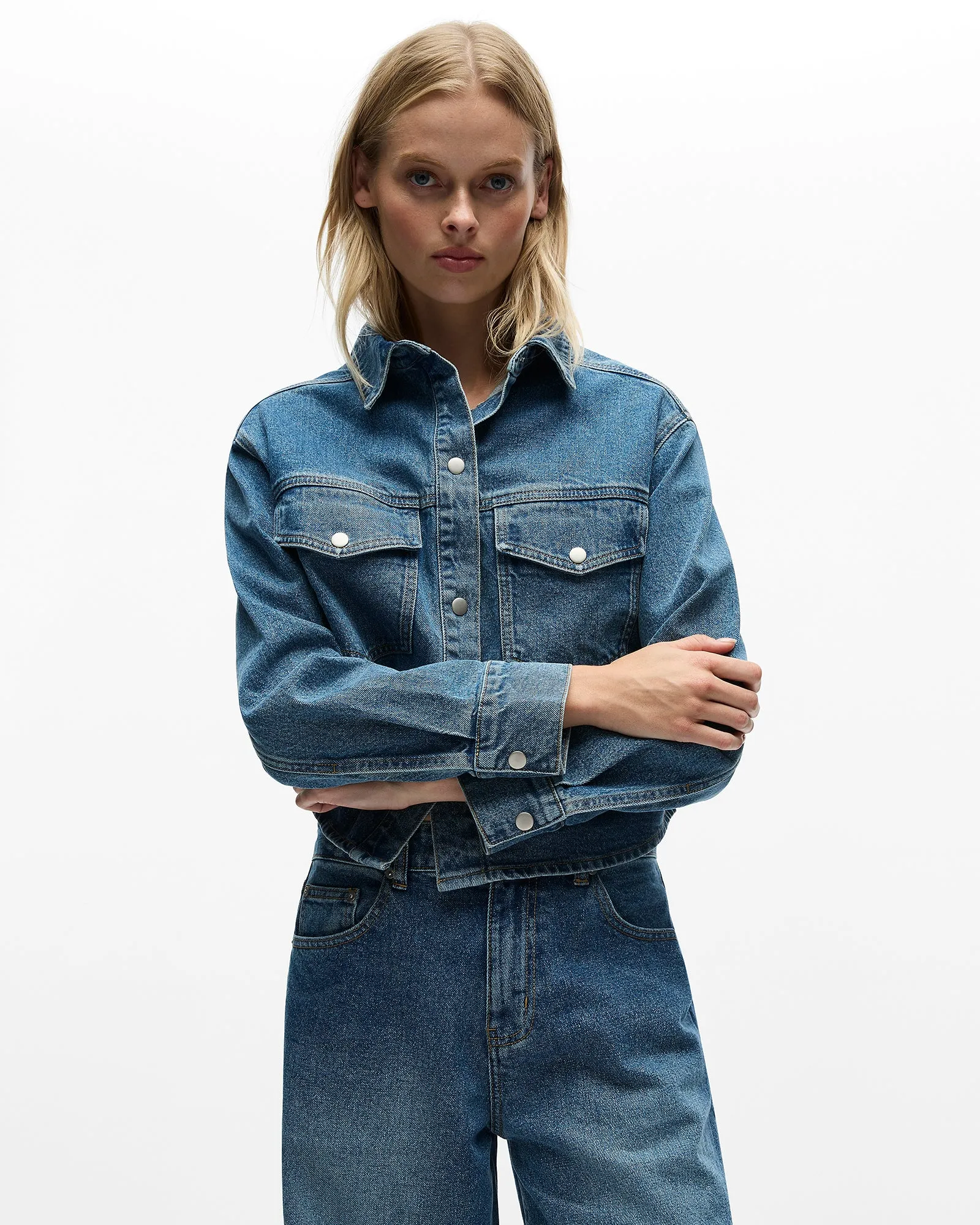 MIKA SHIRT - MID INDIGO