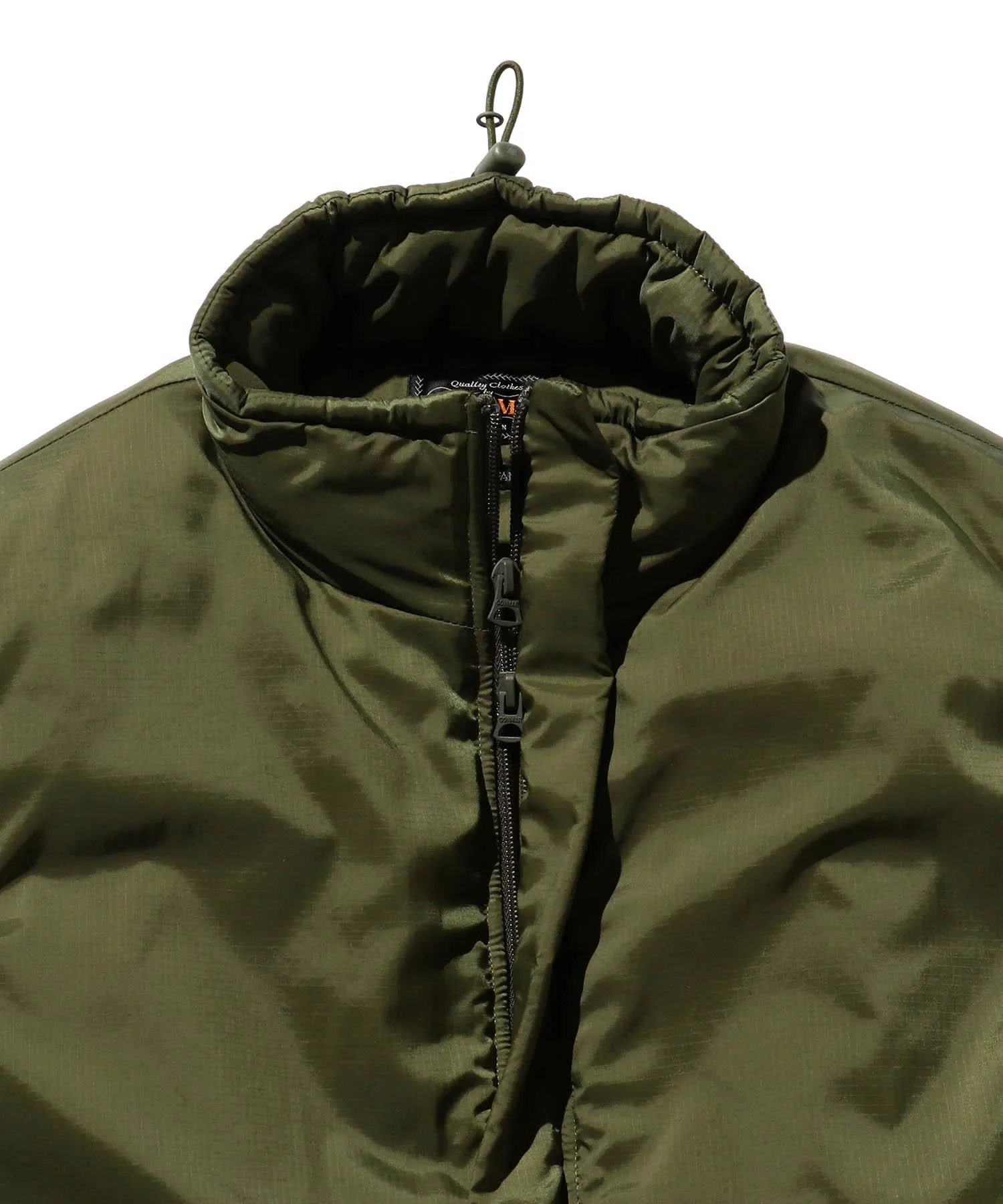 MIL Puff Vest Nylon Rip Stop - Olive