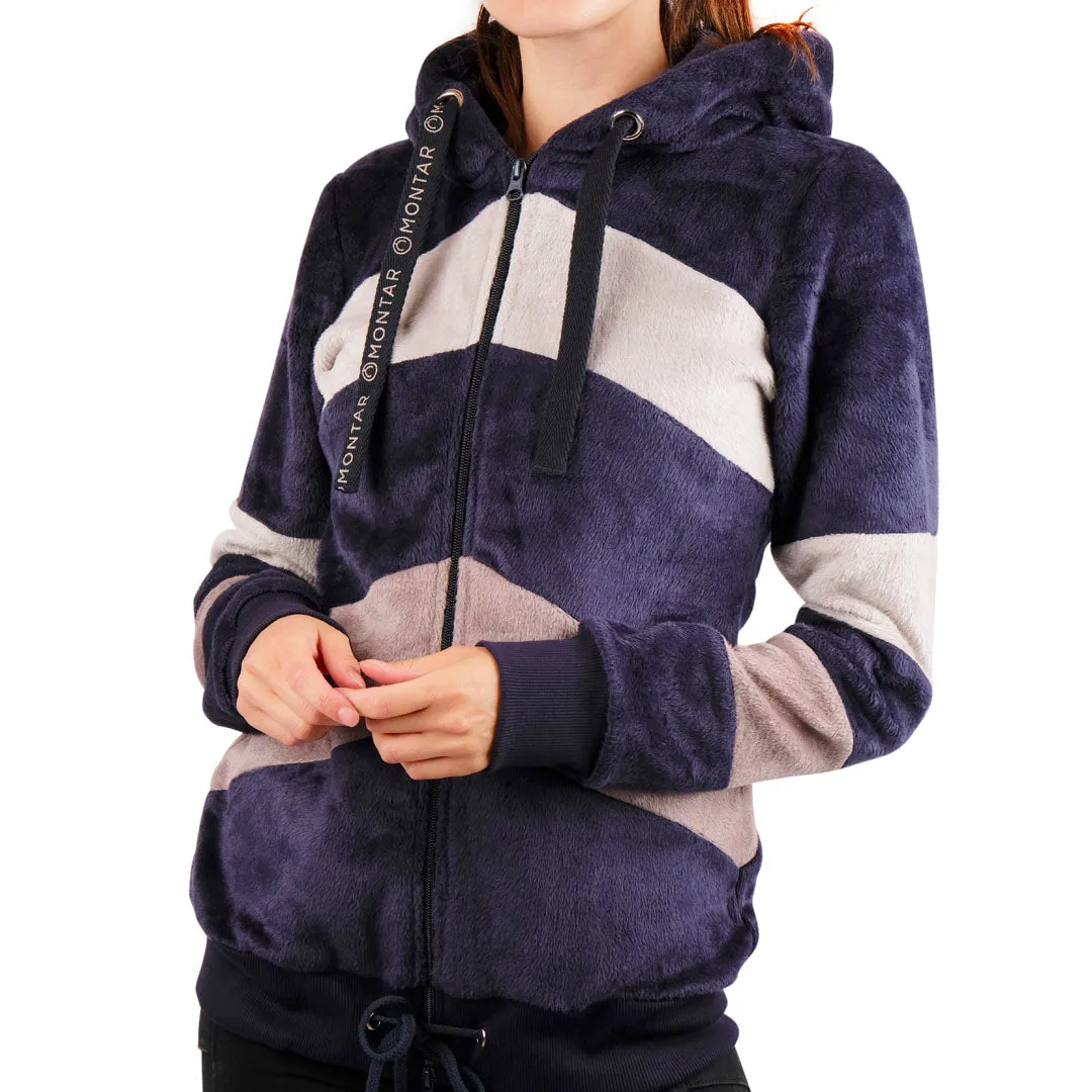 Montar Super Soft Teddy Fleece Ladies Hoodie