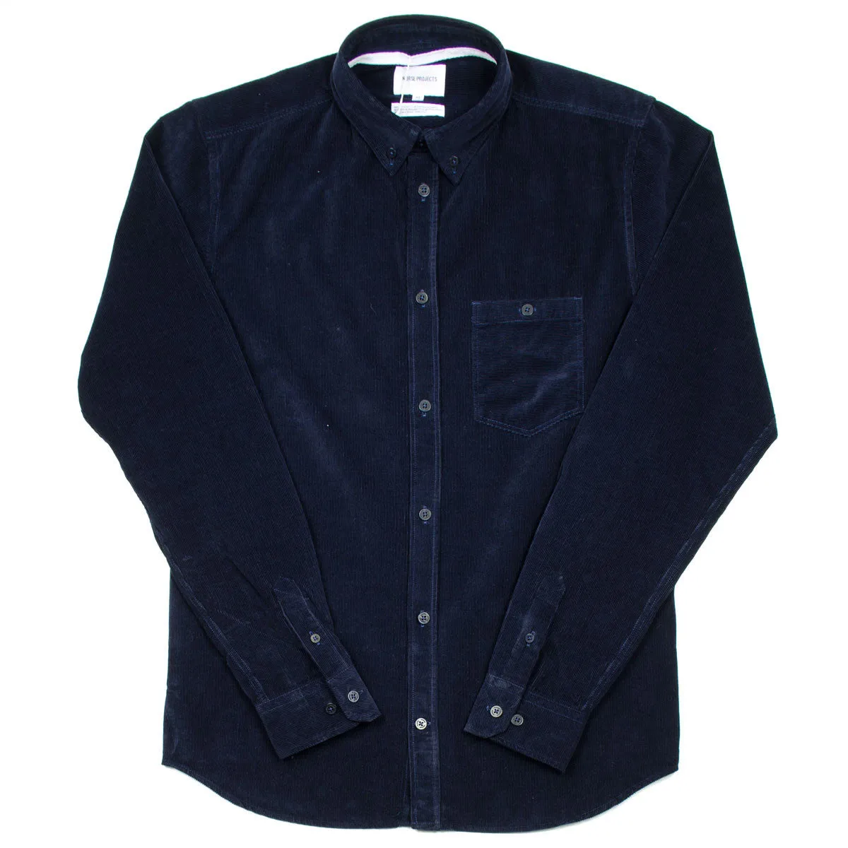 Norse Projects - Anton Fine Corduroy Shirt - Navy