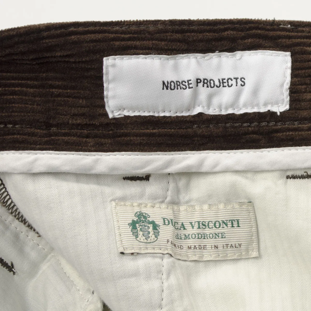 Norse Projects - Aros Corduroy Trousers - Truffle