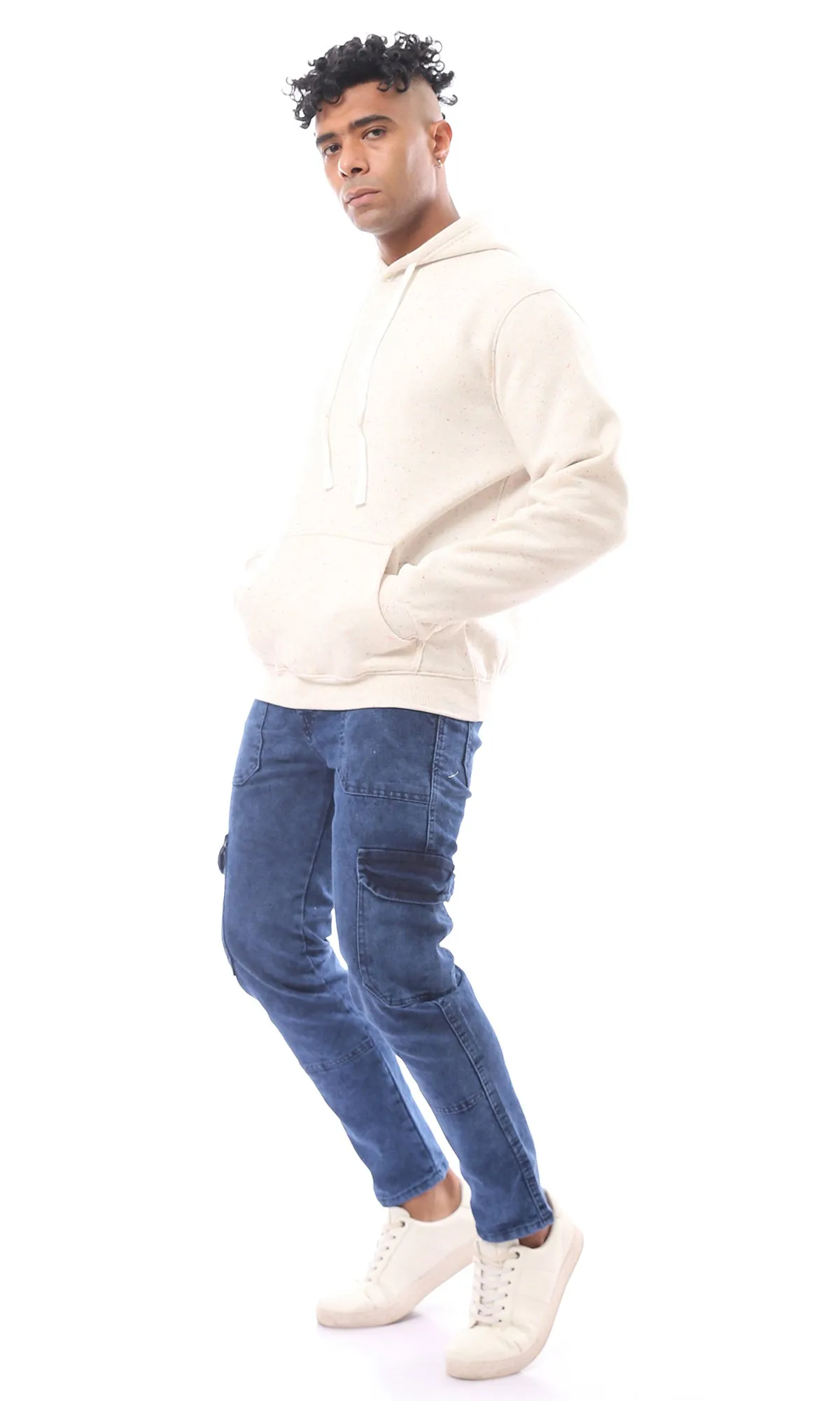 O173896 Solid Classic All Seasons Blue Jeans