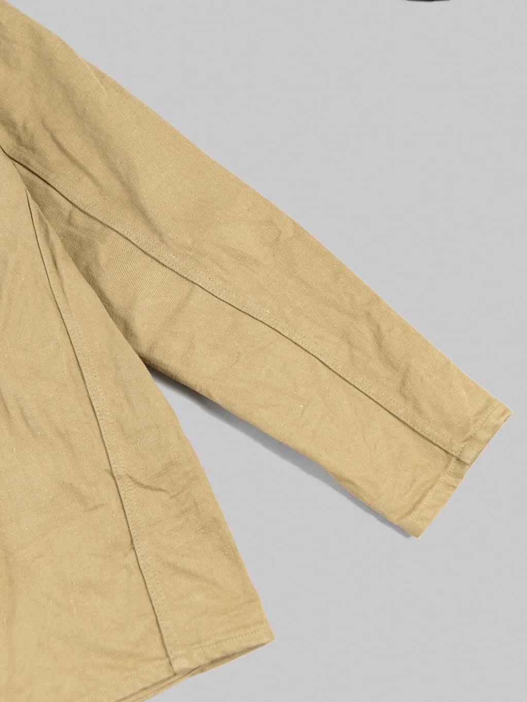 ONI Denim 03501-KHBESF "Super Low Tension Khaki-Beige" 12oz Coverall Jacket