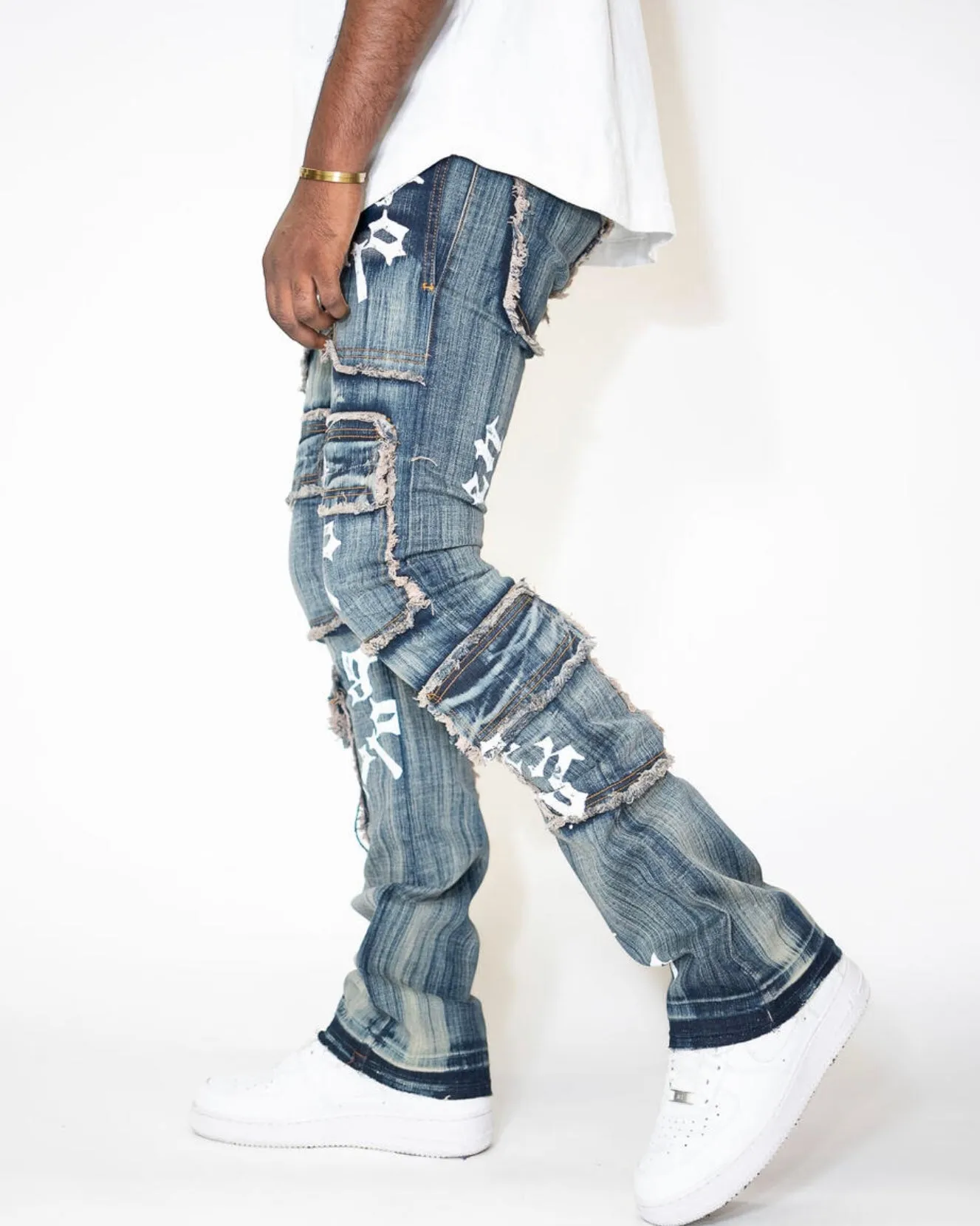 Patchwork Denim Jean