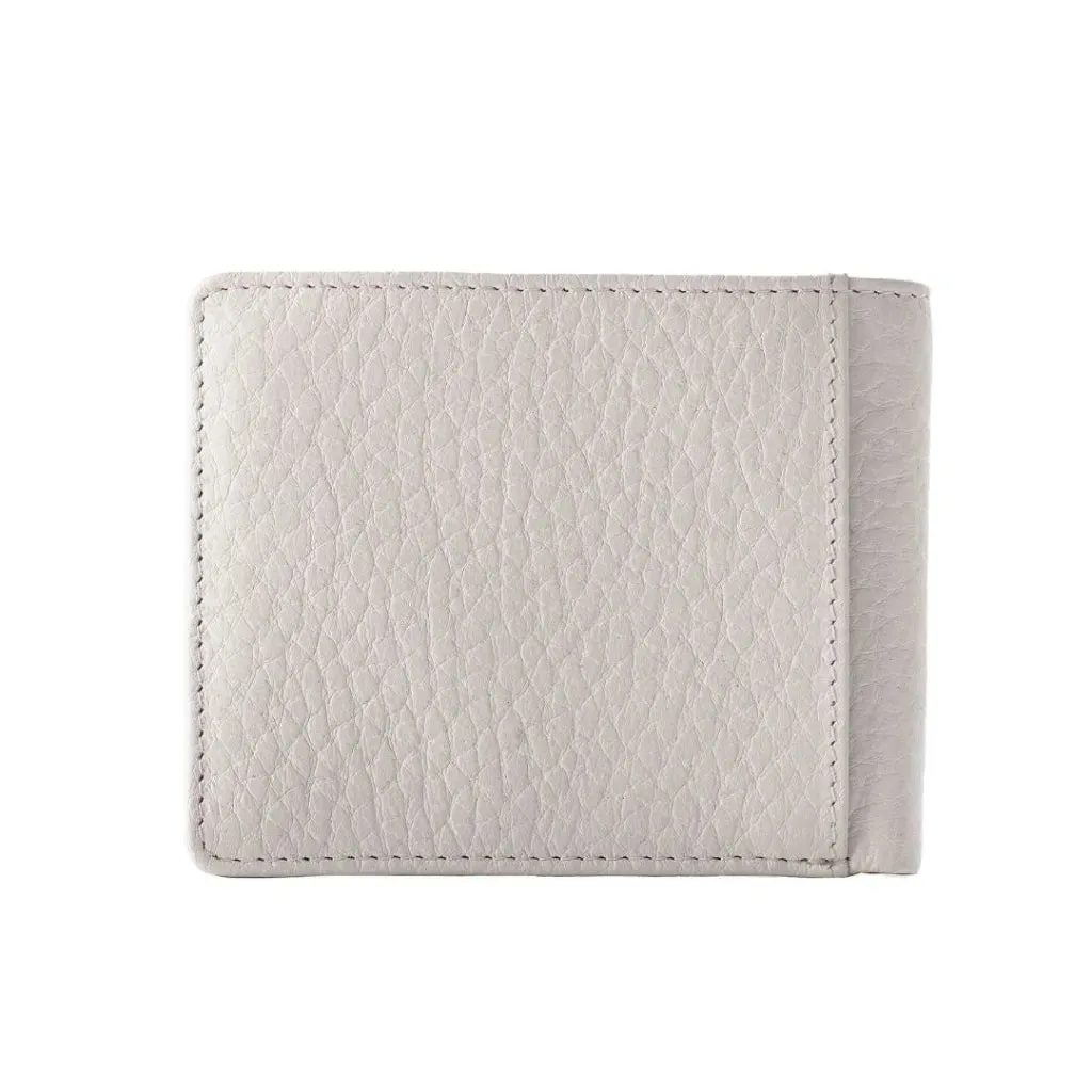 POLO RALPH LAUREN Bear Leather Bifold Wallet - WHT