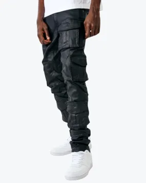 Premium Coated Skinny-Stacked Denim