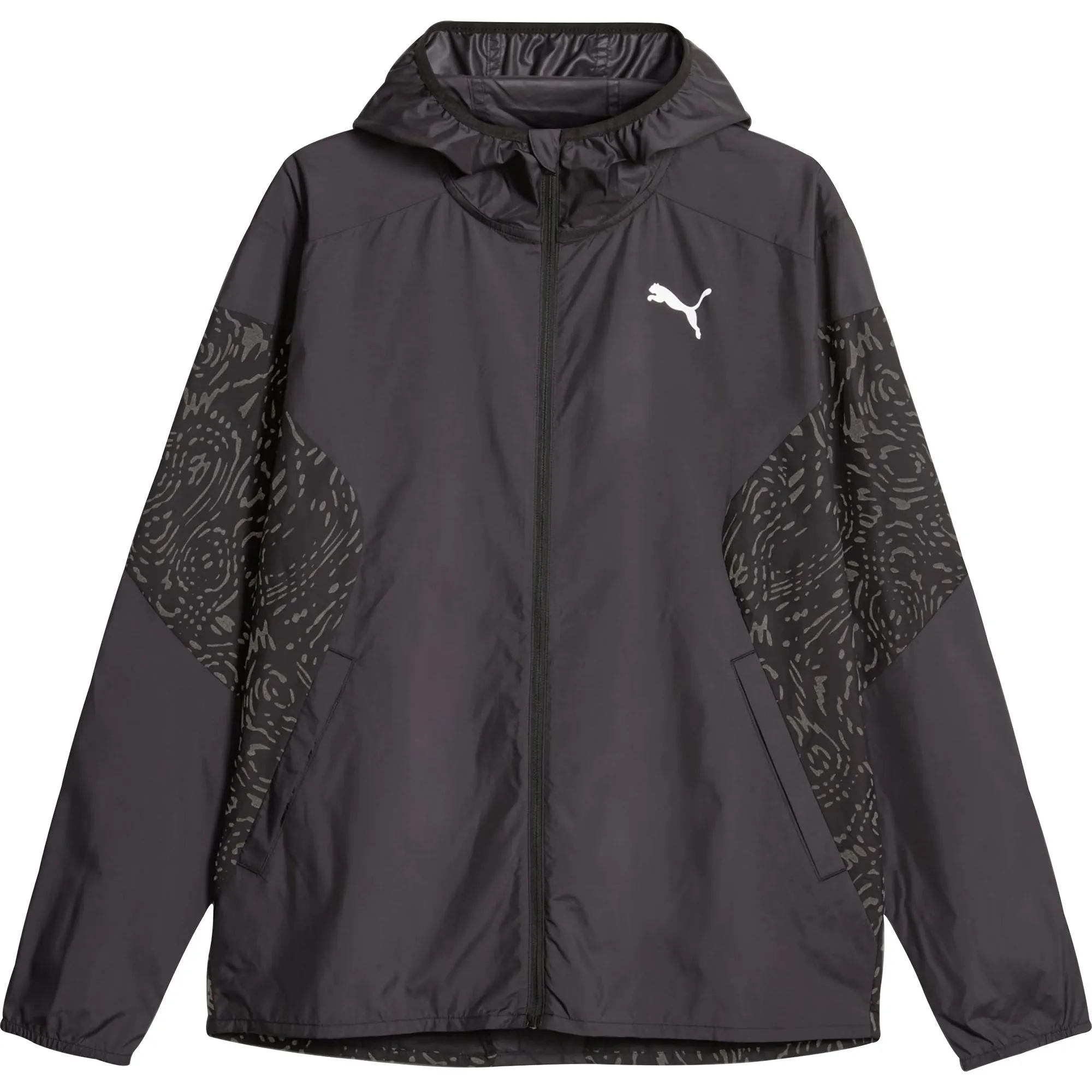 Puma Lightweight Mens Running Jacket - Black