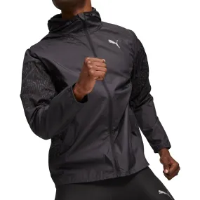 Puma Lightweight Mens Running Jacket - Black