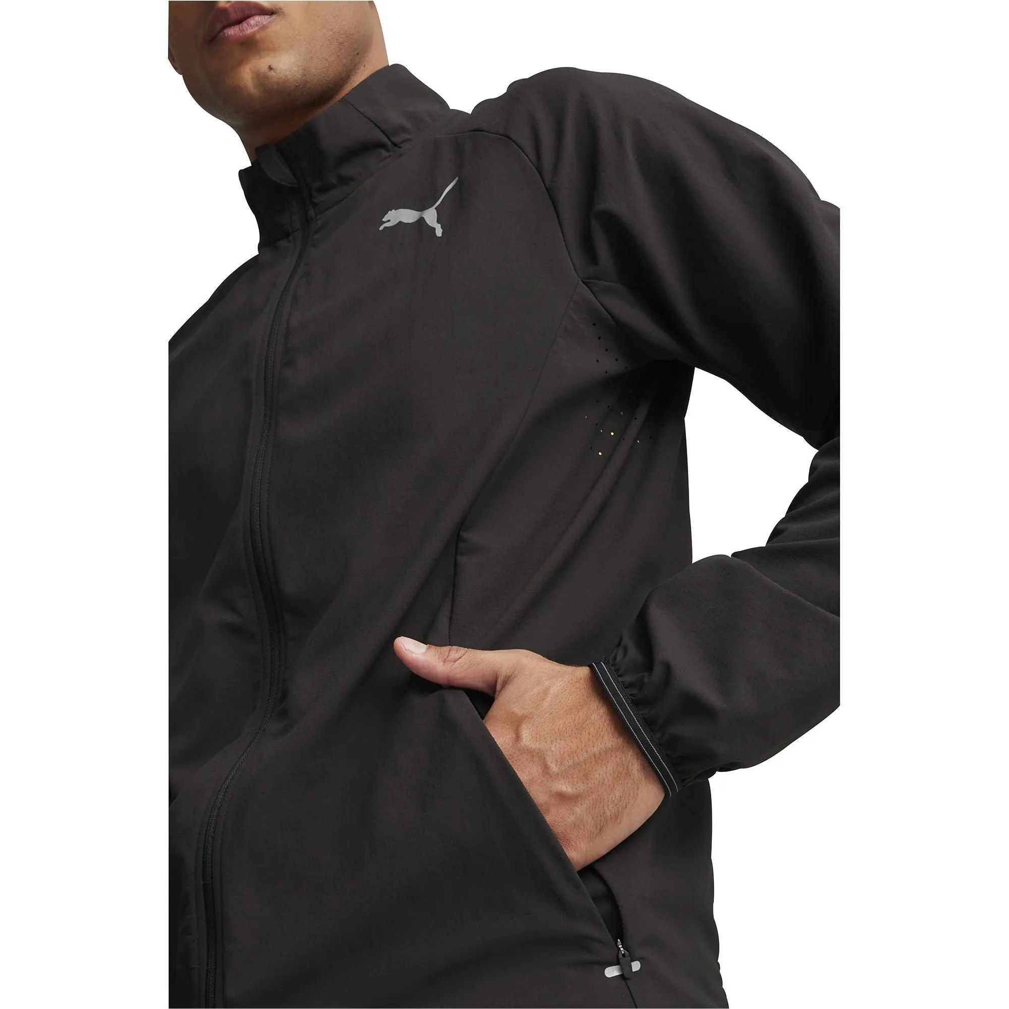 Puma Run Elite Ultraweave Mens Running Jacket - Black