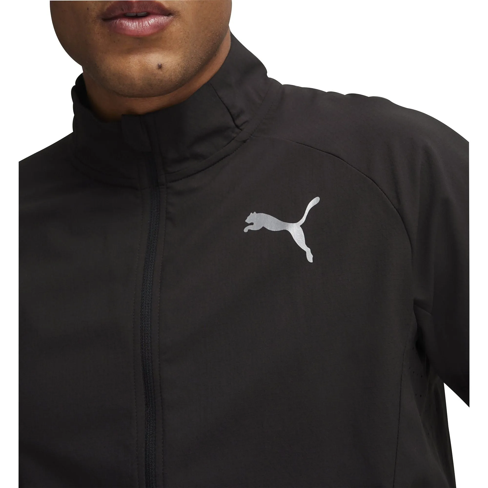 Puma Run Elite Ultraweave Mens Running Jacket - Black