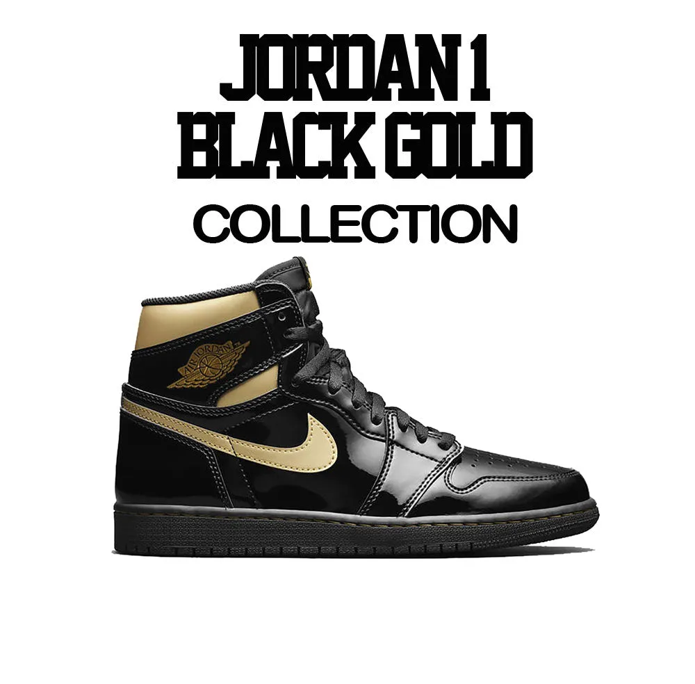 Retro 1 Black Gold Greatest Jacket