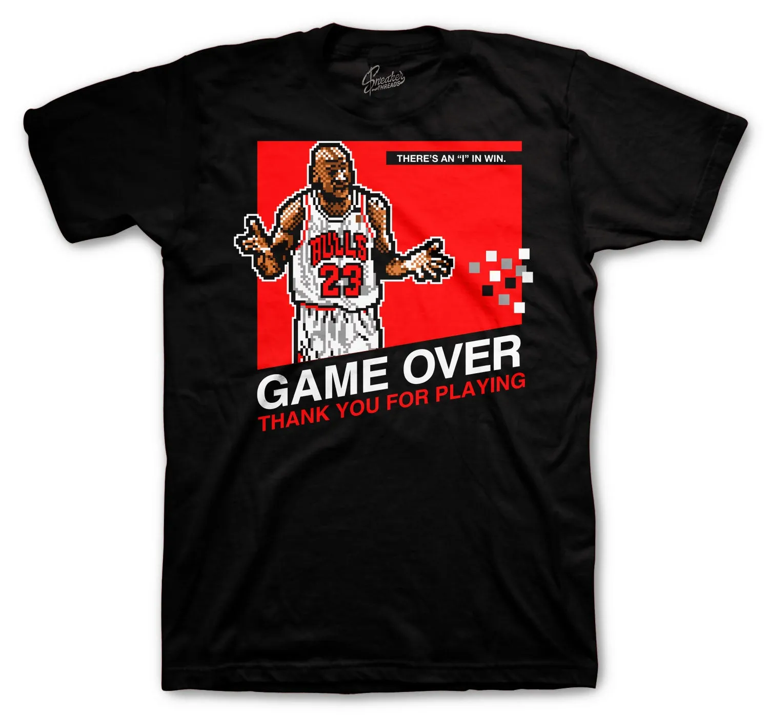 Retro 1 Bred Patent Game Over Shirt