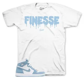 Retro 1 Denim Shirt - Finesse - White