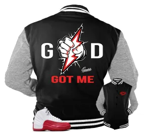 Retro 12 Cherry God Got Me Jacket