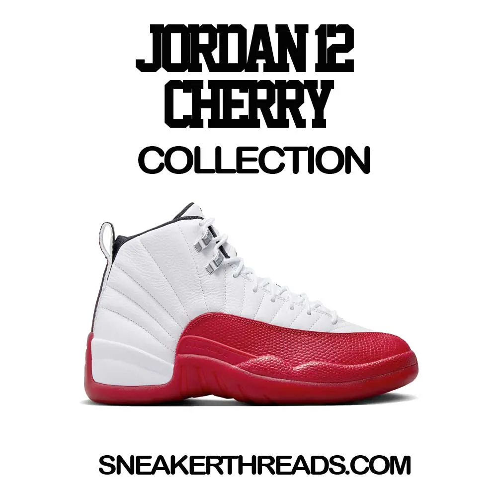 Retro 12 Cherry Raging Face Satin Jacket