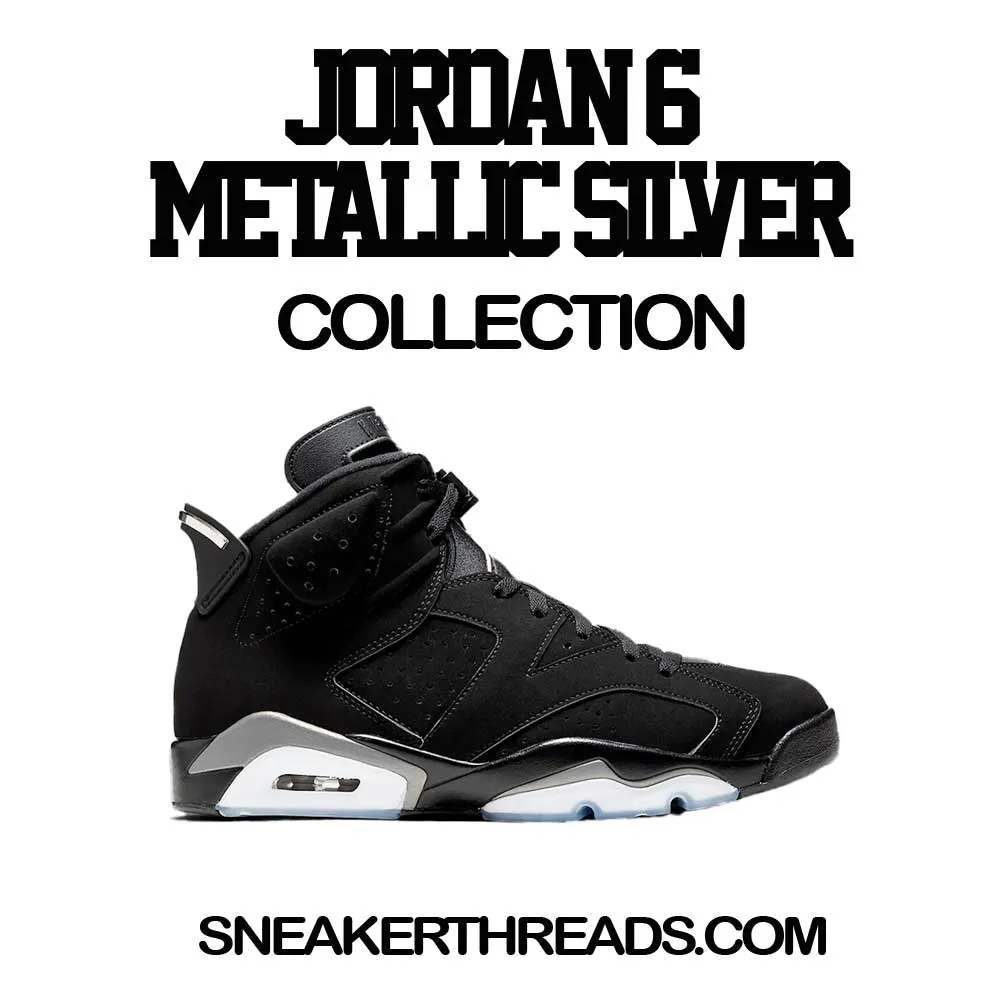 Retro 6 Metallic Silver Raging Face Satin Jacket