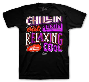 Retro 7 Black Gloss Shirt - Relaxing - Black