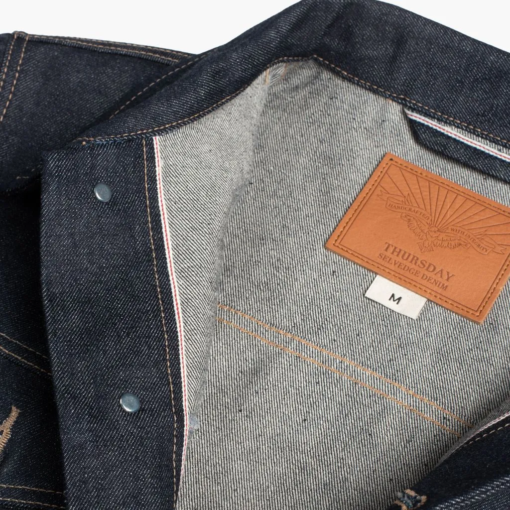 Selvedge Denim Trucker Jacket | Raw Indigo