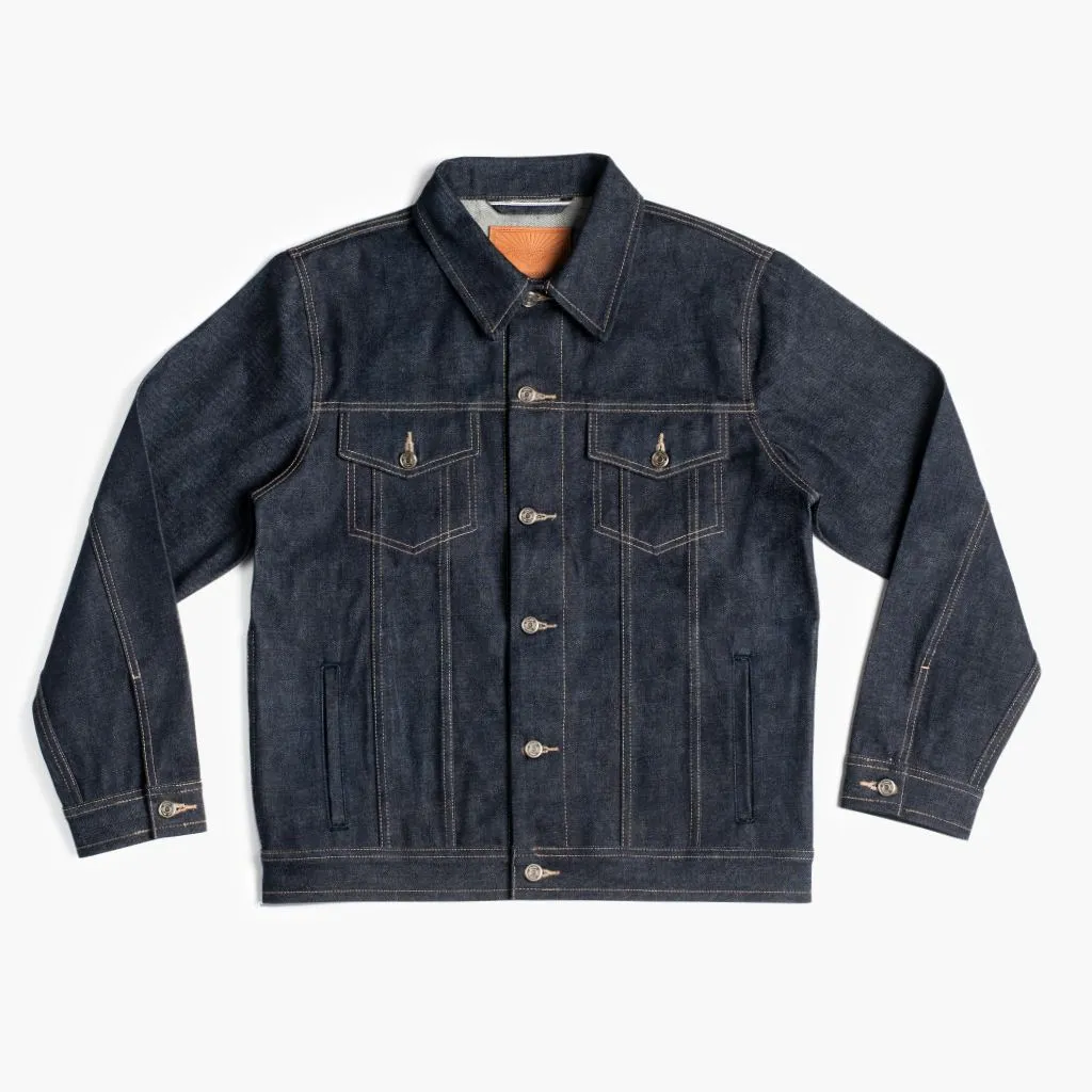 Selvedge Denim Trucker Jacket | Raw Indigo