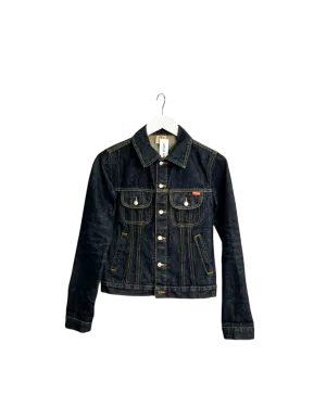 Size 8 - Vintage Fiorucci Dark Wash Blue Jacket