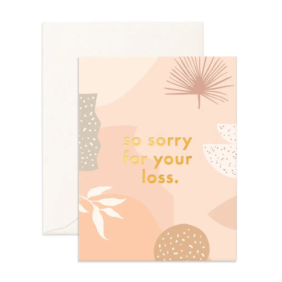  So Sorry Still Life  Greeting Card