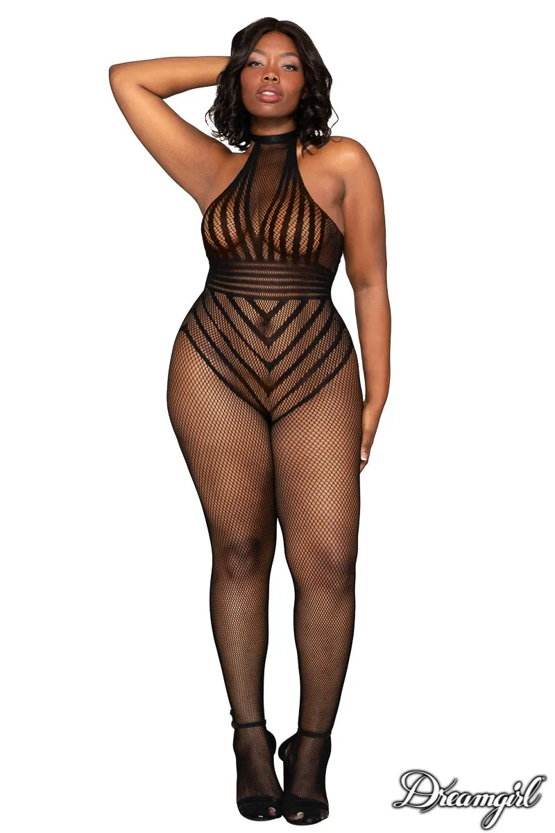 Striped Bodystocking