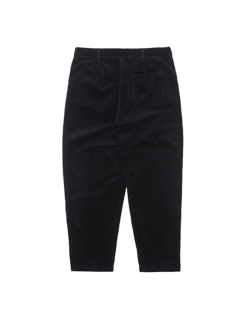 Sunspel Womens Corduroy Trousers Black