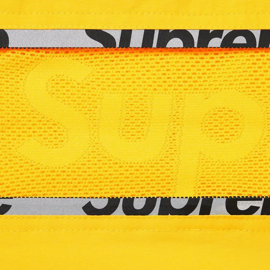 Supreme Reflective Zip Hooded Jacket (Yellow)