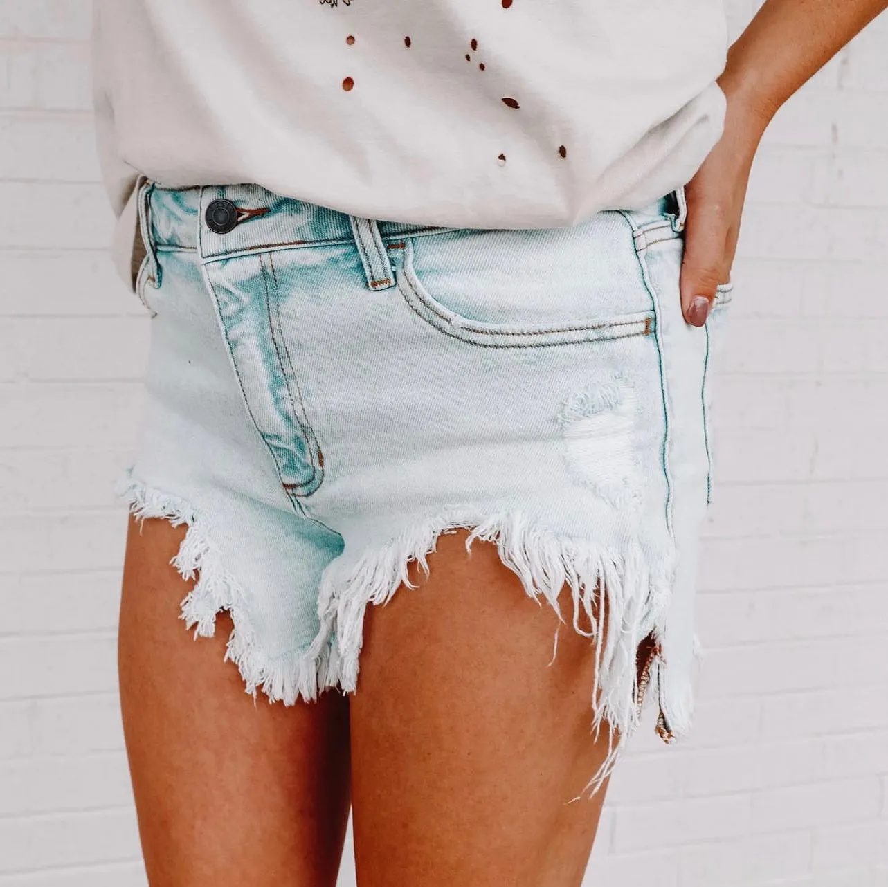 Top Selling Distressed Denim Shorts