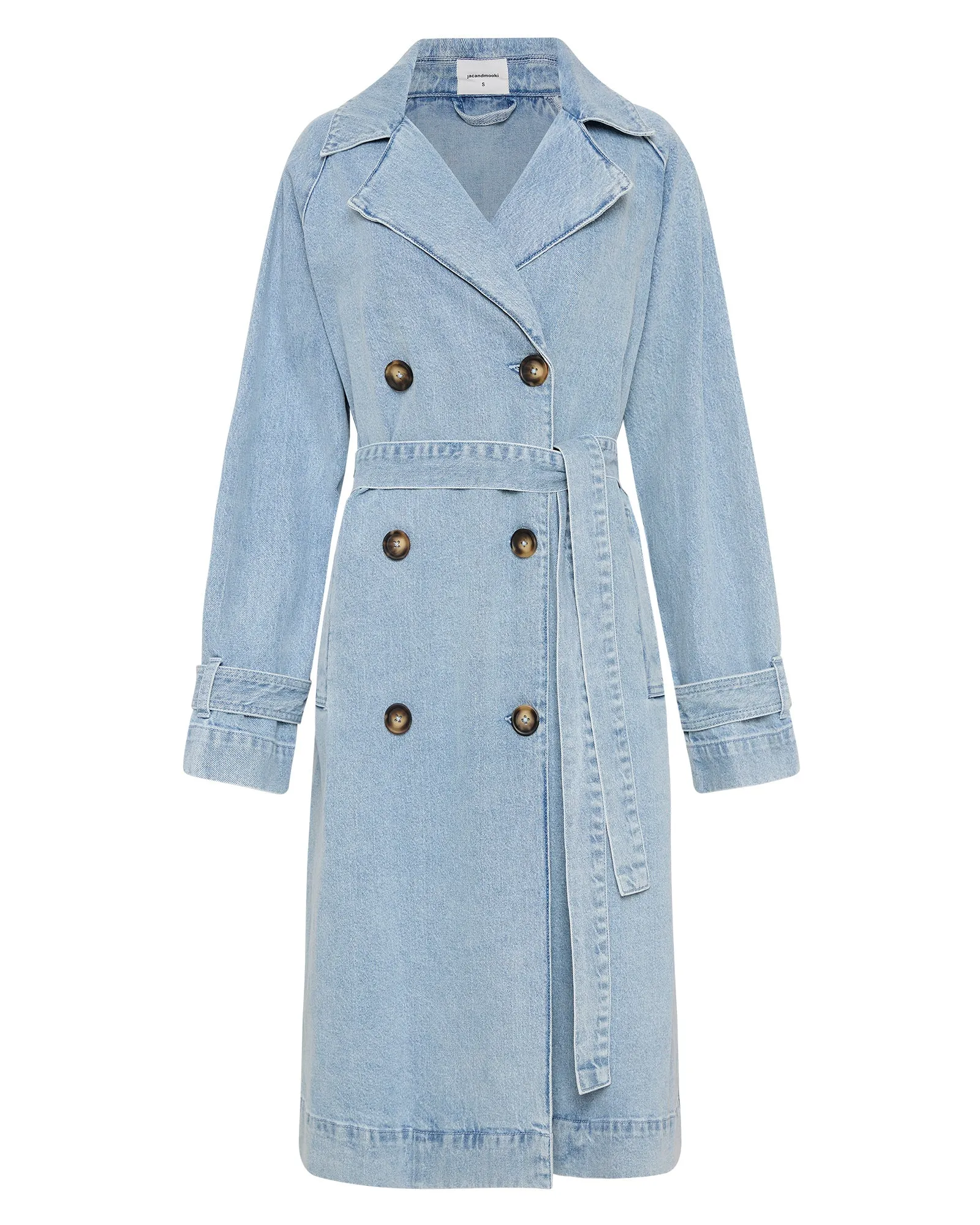 TRENCH COAT - FADED INDIGO