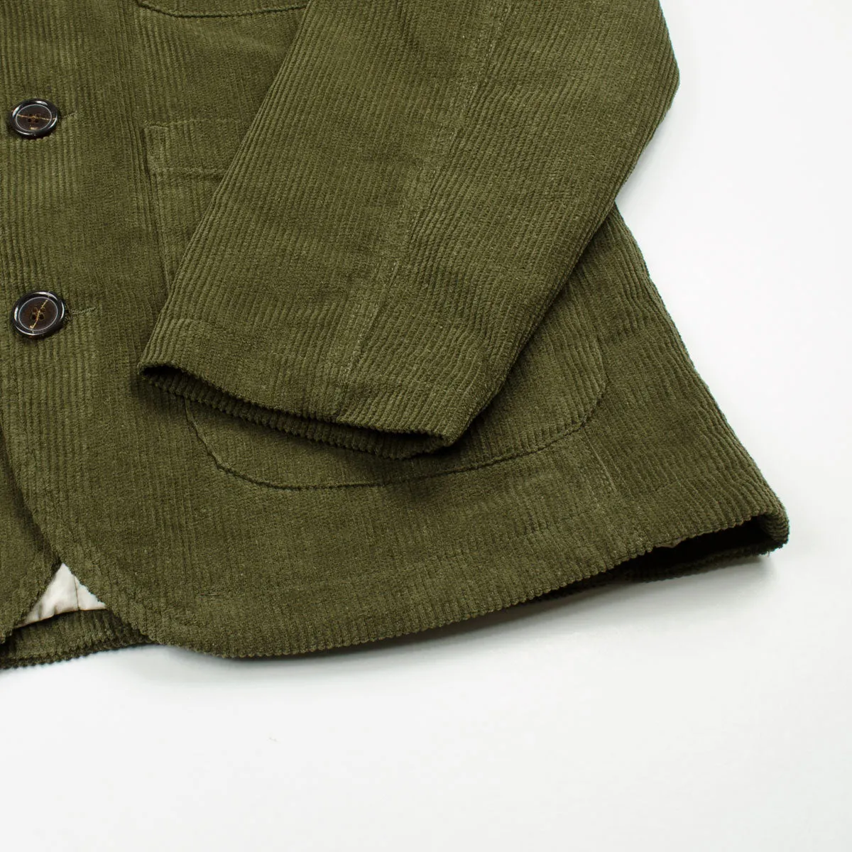 Universal Works - Bakers Jacket Cord - Olive