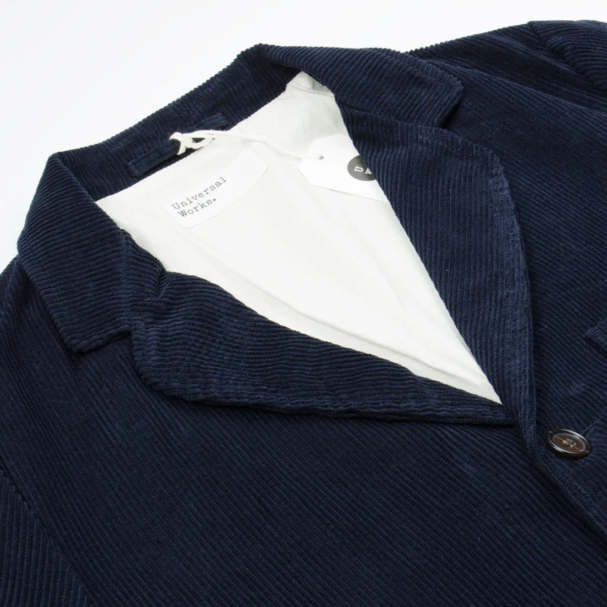 Universal Works - Three Button Jacket Cord - Navy