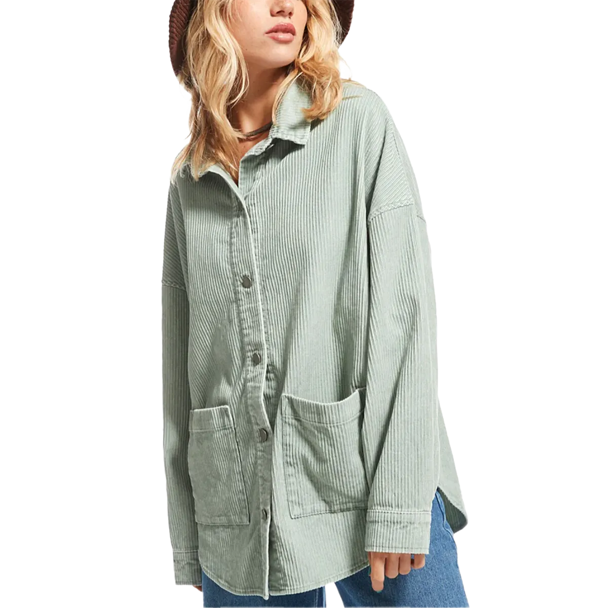 Women's Kick Back Washed Corduroy Shirt